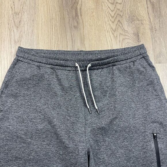 Vuori Jogger Pants Mens Medium Gray Sunday Performance Zip Pocket Stretch - Picture 3 of 12
